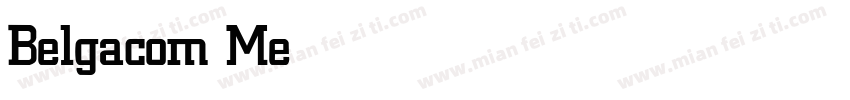 Belgacom Medium字体转换